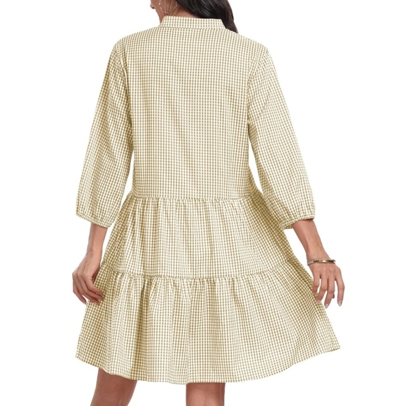 CCTOO Women's Yellow  Button-Down Dress Size L. - Picture 2 of 13